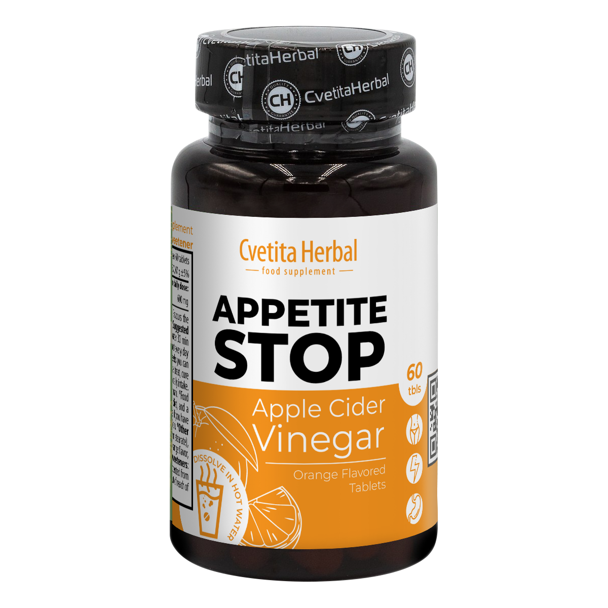 Apple Cider Vinegar "Orange" - Appetite Stop (60 tablet)