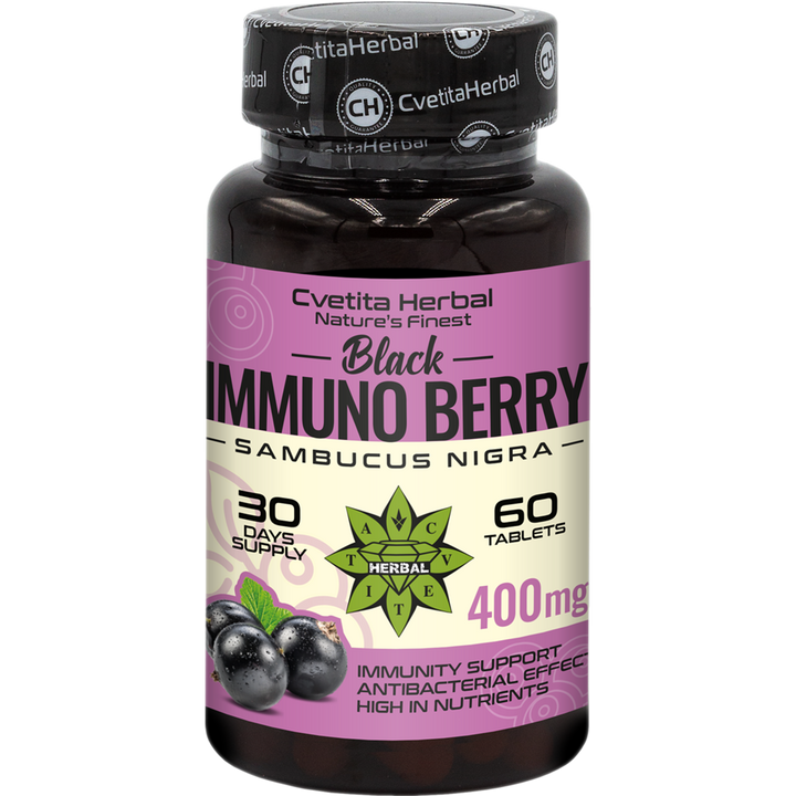 Extrakt z černého bezu - Black Immuno Berry (60 tablet)