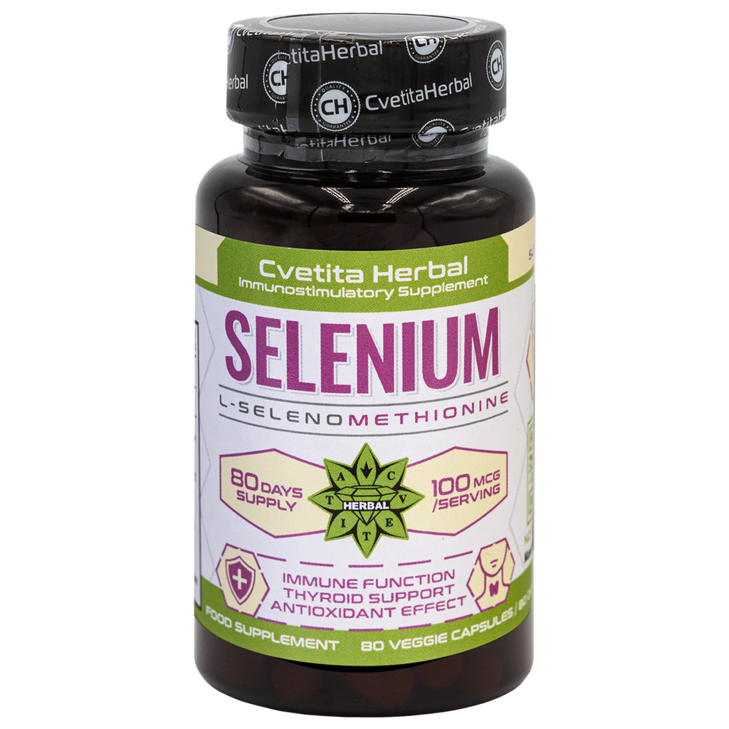 Selen (Se) - vegetariánské (80 kapslí x 100 mcg)