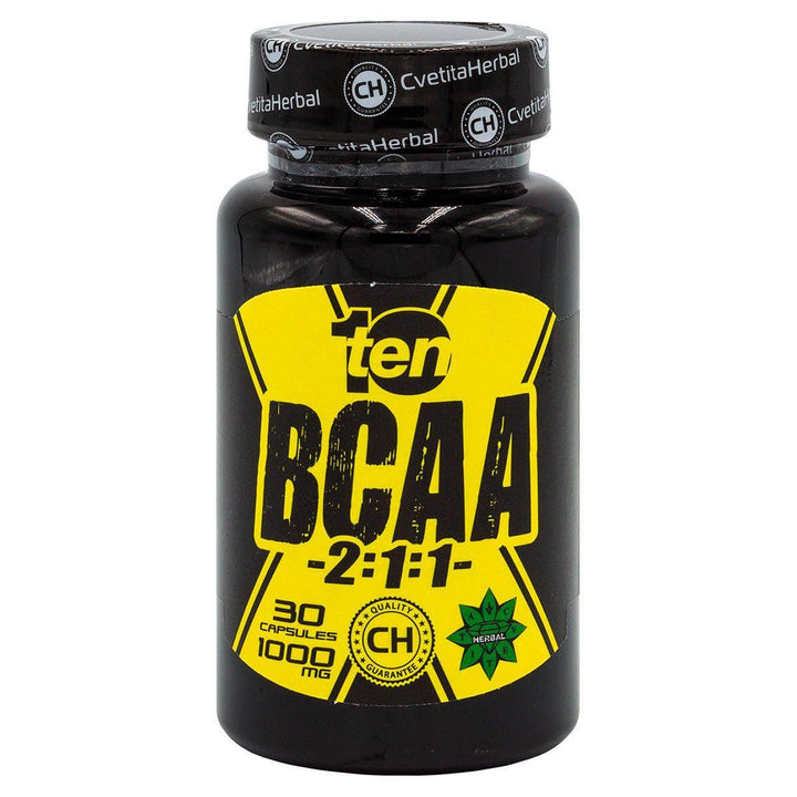 BCAA 2:1:1 - Aminokyseliny 10/ten (30 kapslí x 1000mg)