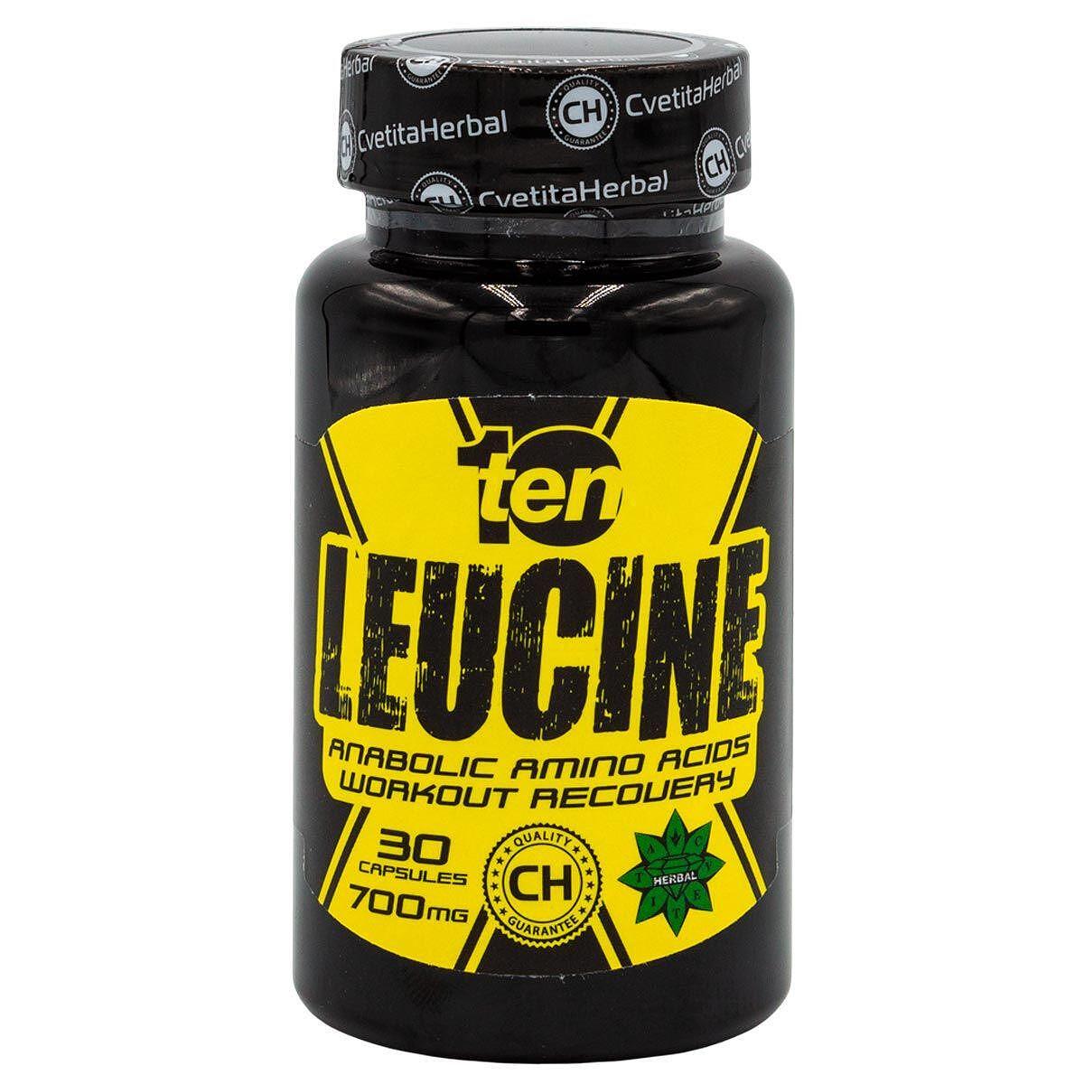 Leucine - 10/ten Leucine (30 kapslí x 700mg)