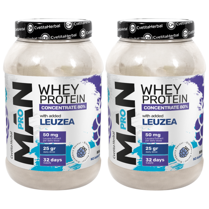 Whey Protein s Leuzea a papájovými enzymy - MAN PRO WHEY CONCENTRATE (800 gr)