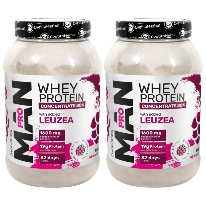 Whey Protein s Leuzea a papájovými enzymy - MAN PRO WHEY CONCENTRATE (800 gr)