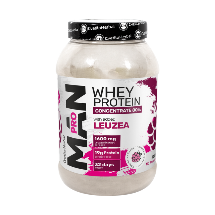 Whey Protein s Leuzea a papájovými enzymy - MAN PRO WHEY CONCENTRATE (800 gr)