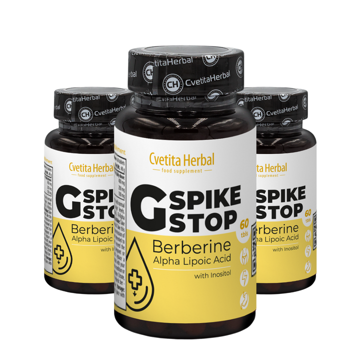 G Spike Stop - Berberin, Inositol, Kyselina alfa-lipoová (60 tablet)