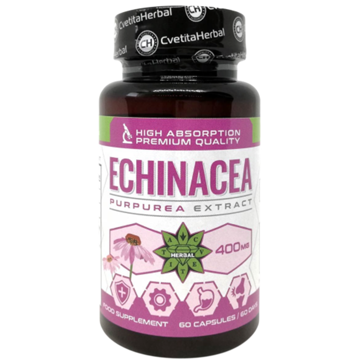 Echinacea kapsle (400 mg)