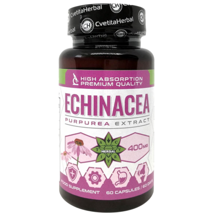 Echinacea kapsle (400 mg)