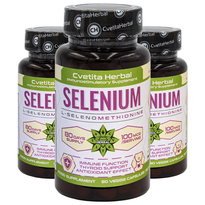 Selen (Se) - vegetariánské (80 kapslí x 100 mcg)