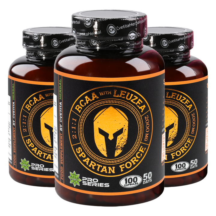 Leuzea a BCAA - Spartan Force (100 kapslí)