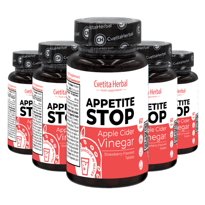Jablečný ocet "Jahoda" - Appetite Stop (60 tablet)