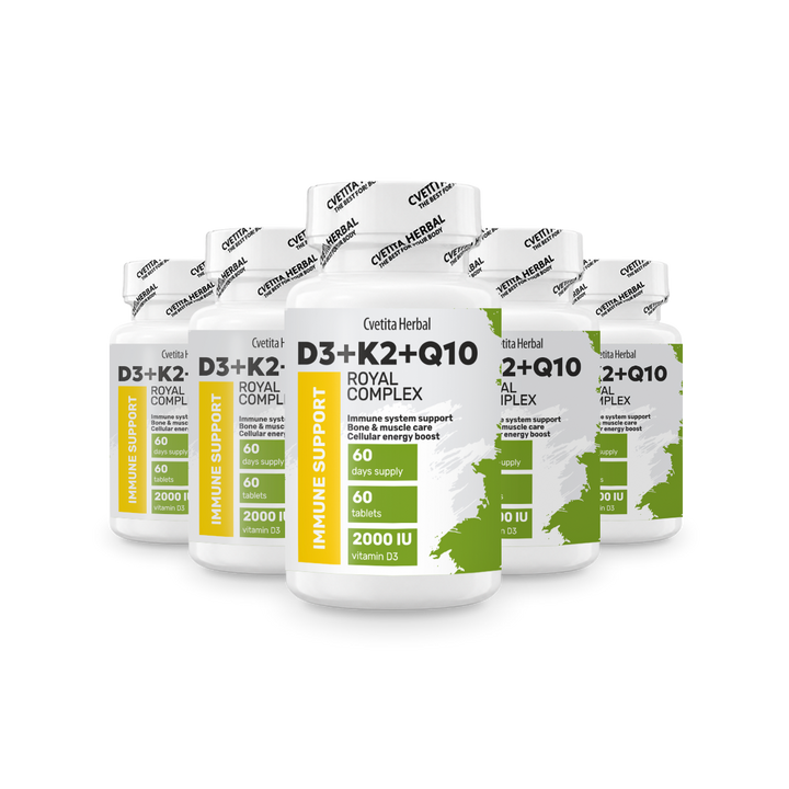 Vitamin D3 + K2 + Q10 (60 tablet)
