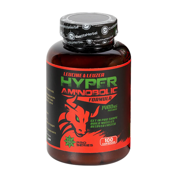 Leucin a Leuzea - Hyper Aminobolic (100 kapslí)