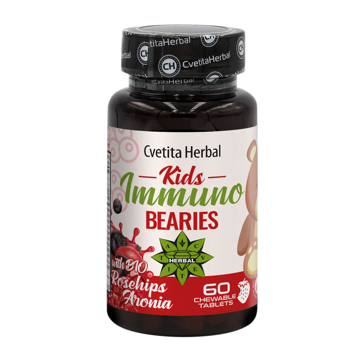 Dětský stimulátor imunity "Šípky" - Kids Immuno Bearies (30 tablet)