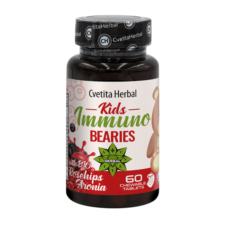 Dětský stimulátor imunity "Šípky" - Kids Immuno Bearies (30 tablet)