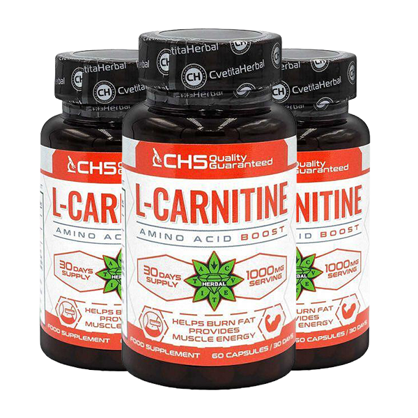 L-Carnitine Tartrate – L-Carnitine (60 kapslí x 500 mg)