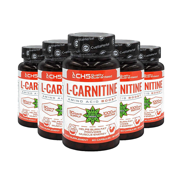 L-Carnitine Tartrate – L-Carnitine (60 kapslí x 500 mg)