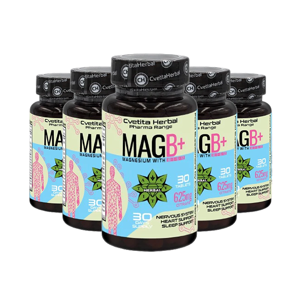 Magnesium Citrate 625mg - Citrát hořečnatý - 30 tablet