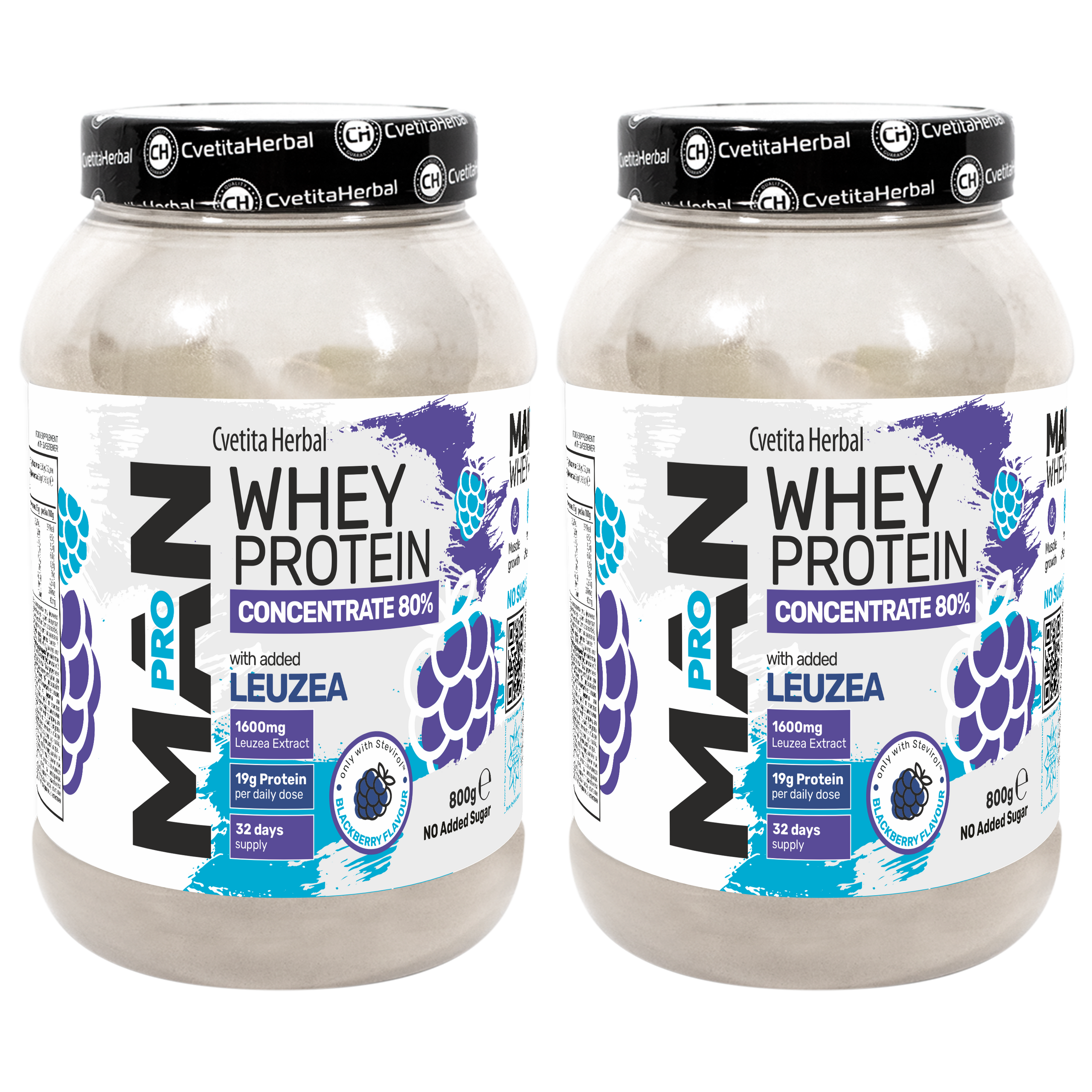 Whey Protein s Leuzea a papájovými enzymy - MAN PRO WHEY CONCENTRATE (800 gr)