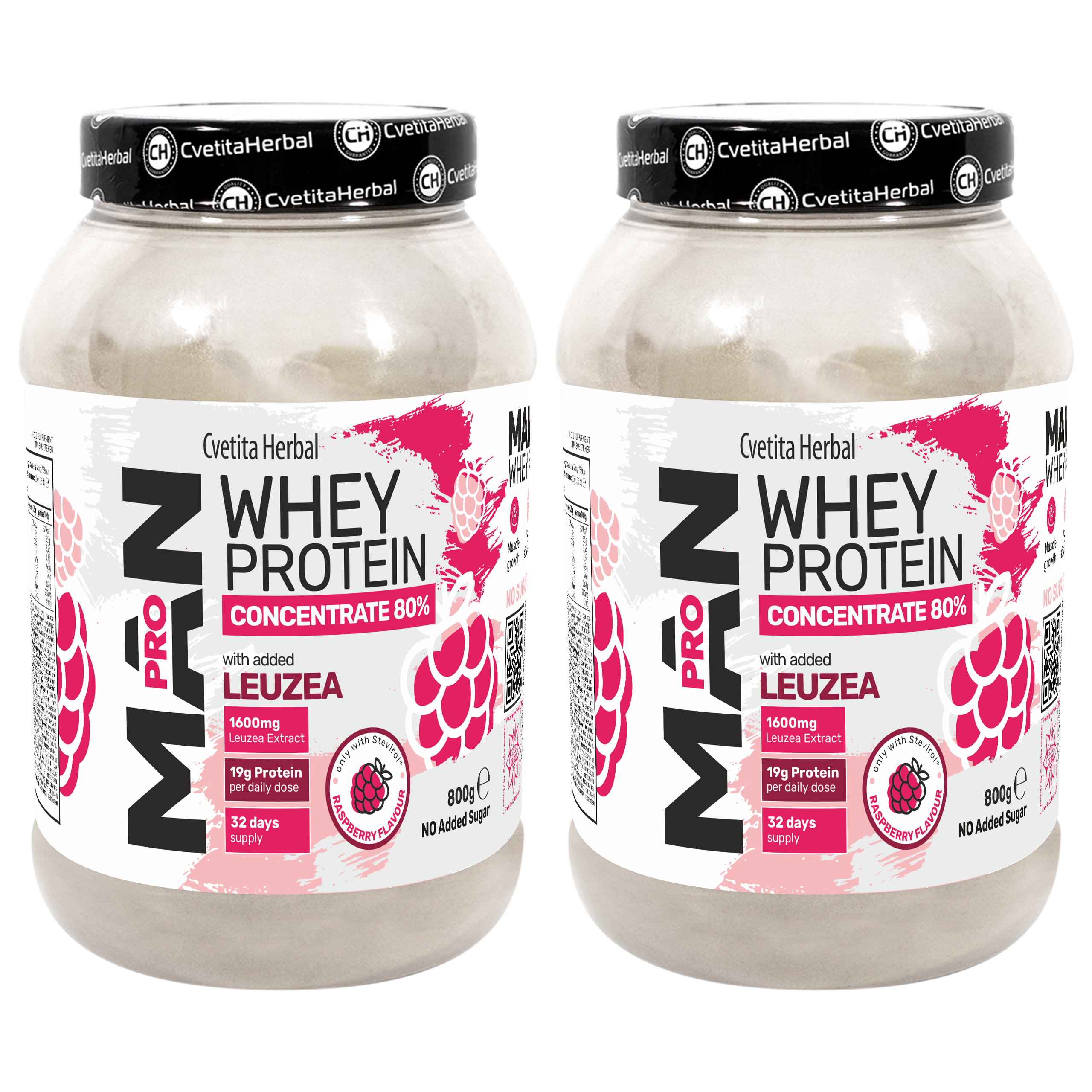 Whey Protein s Leuzea a papájovými enzymy - MAN PRO WHEY CONCENTRATE (800 gr)