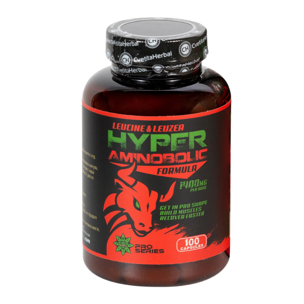 Leucin a Leuzea - Hyper Aminobolic (100 kapslí)