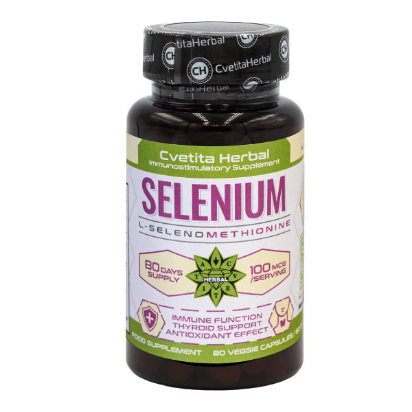 Selen (Se) - vegetariánské (80 kapslí x 100 mcg)