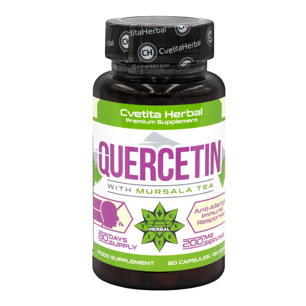 Quercetin and Mursal Tea (80 kapslí x 200 mg)