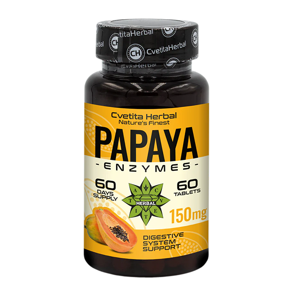 Enzymy z papáji (60 tablet x 150 mg)