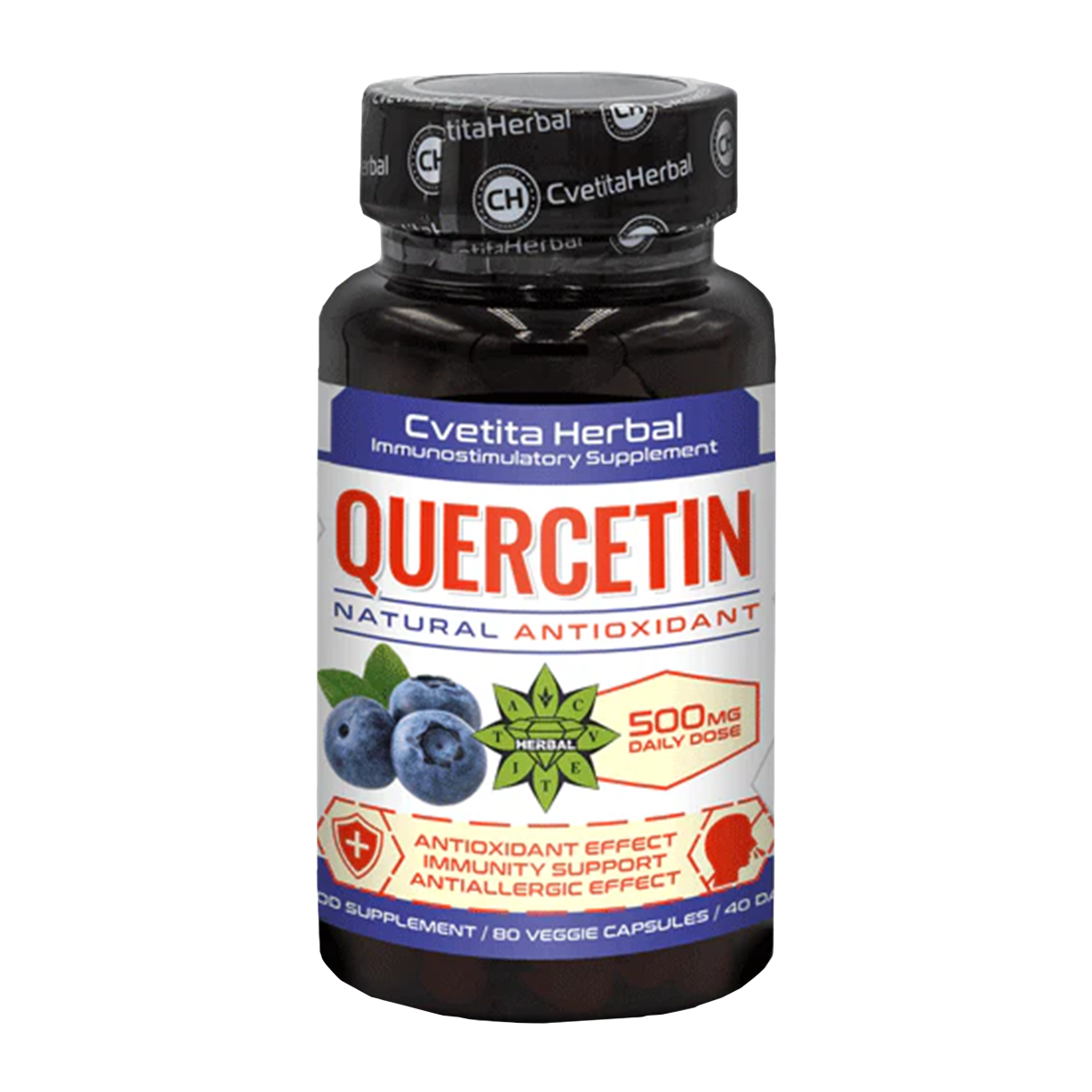 Quercetin (80 kapslí x 250 mg)