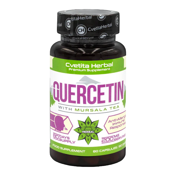 Quercetin and Mursal Tea (80 kapslí x 200 mg)