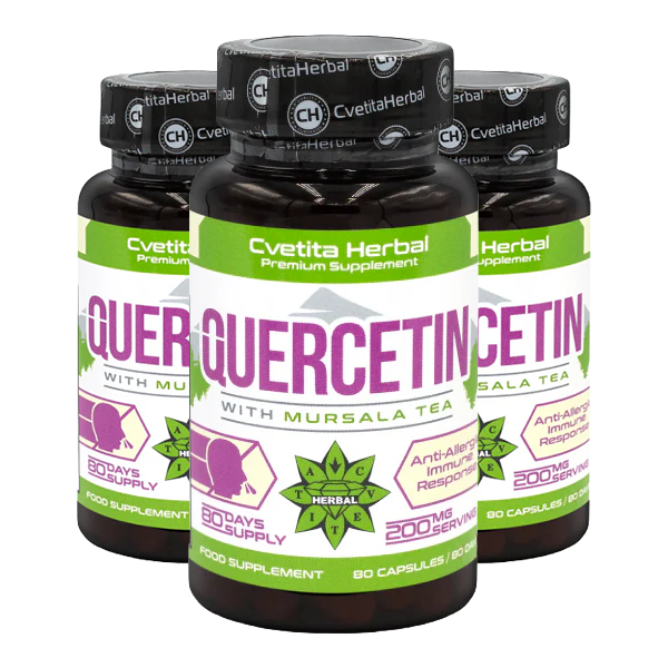 Quercetin and Mursal Tea (80 kapslí x 200 mg)