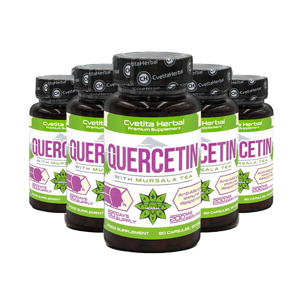 Quercetin and Mursal Tea (80 kapslí x 200 mg)