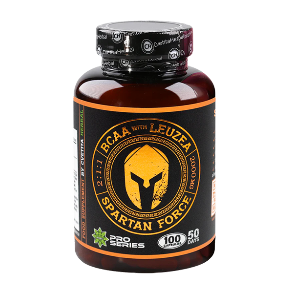Leuzea a BCAA - Spartan Force (100 kapslí)