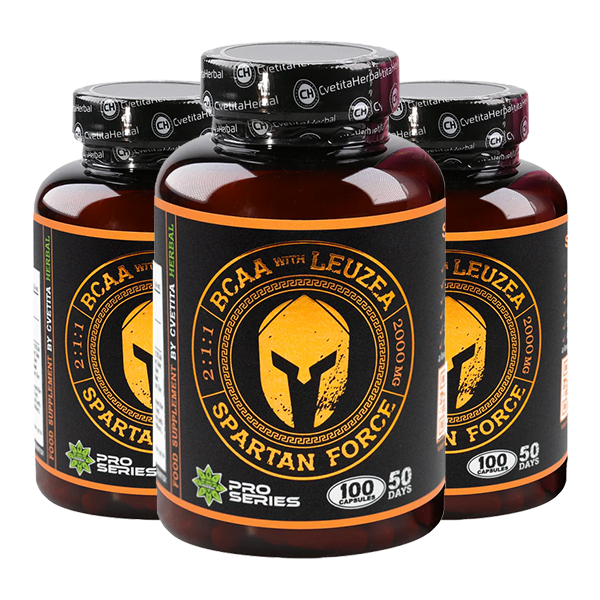 Leuzea a BCAA - Spartan Force (100 kapslí)