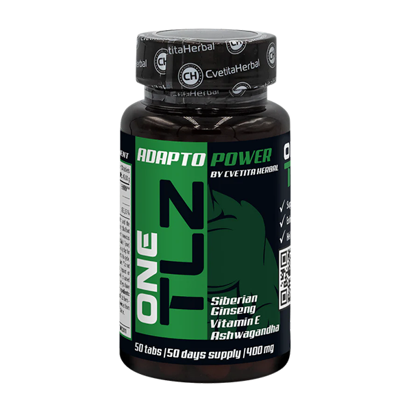 TLZ Adapto Power - Sibiřský ženšen, Ashwagandha, Vitamin E (50 tablet)