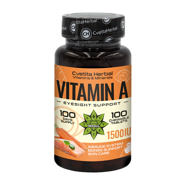 Vitamin A - žvýkací (100 tablet 1500 IU)