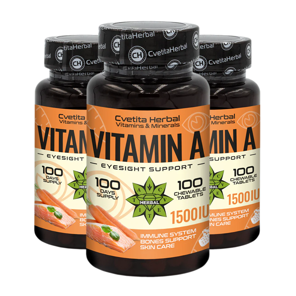 Vitamin A - žvýkací (100 tablet 1500 IU)