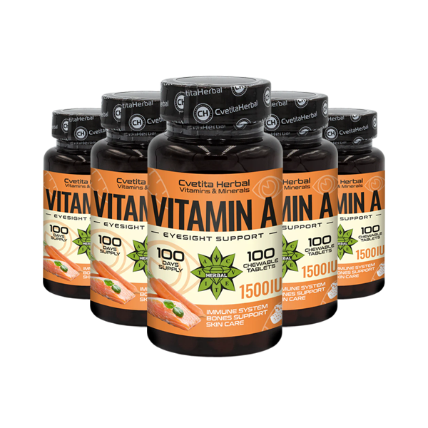 Vitamin A - žvýkací (100 tablet 1500 IU)