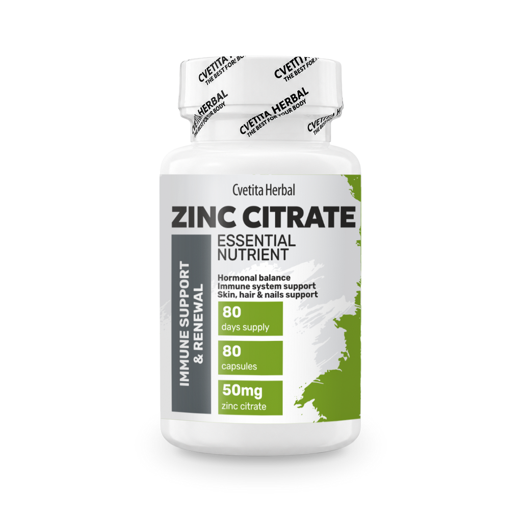 Citrát zinku - Zinek (80 kapslí x 50 mg)
