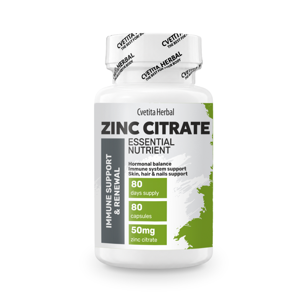 Citrát zinku - Zinek (80 kapslí x 50 mg)