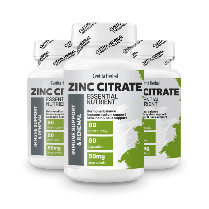 Citrát zinku - Zinek (80 kapslí x 50 mg)