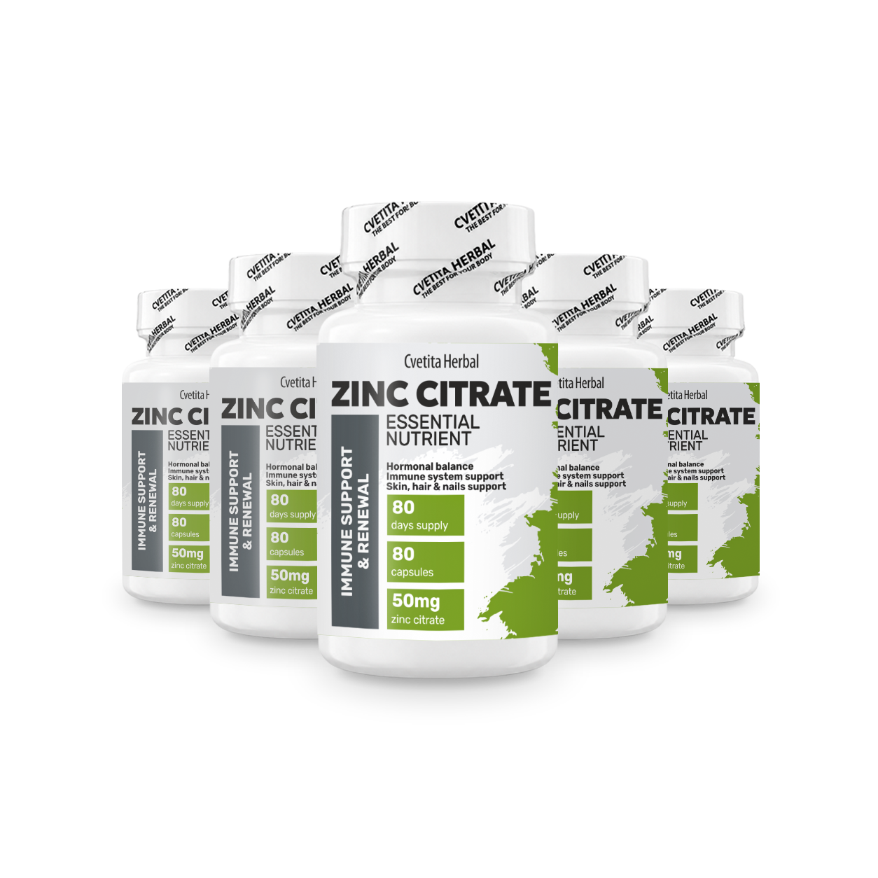 Citrát zinku - Zinek (80 kapslí x 50 mg)