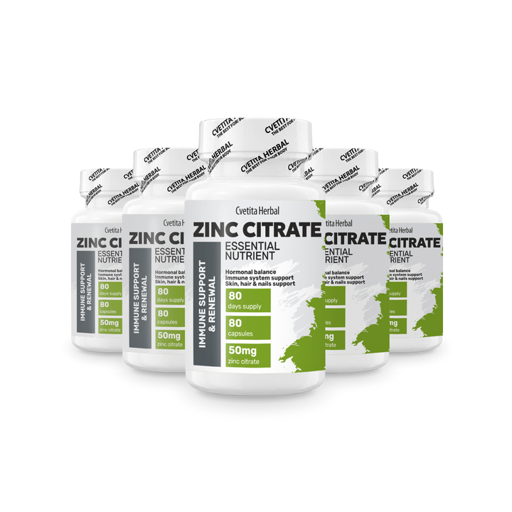 Citrát zinku - Zinek (80 kapslí x 50 mg)