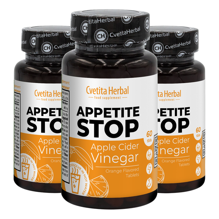 Apple Cider Vinegar "Orange" - Appetite Stop (60 tablet)