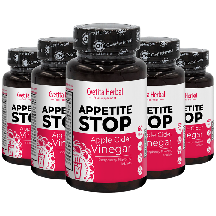 Apple Cider Vinegar "Raspberry" - Appetite Stop (60 tablet)