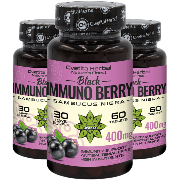 Extrakt z černého bezu - Black Immuno Berry (60 tablet)