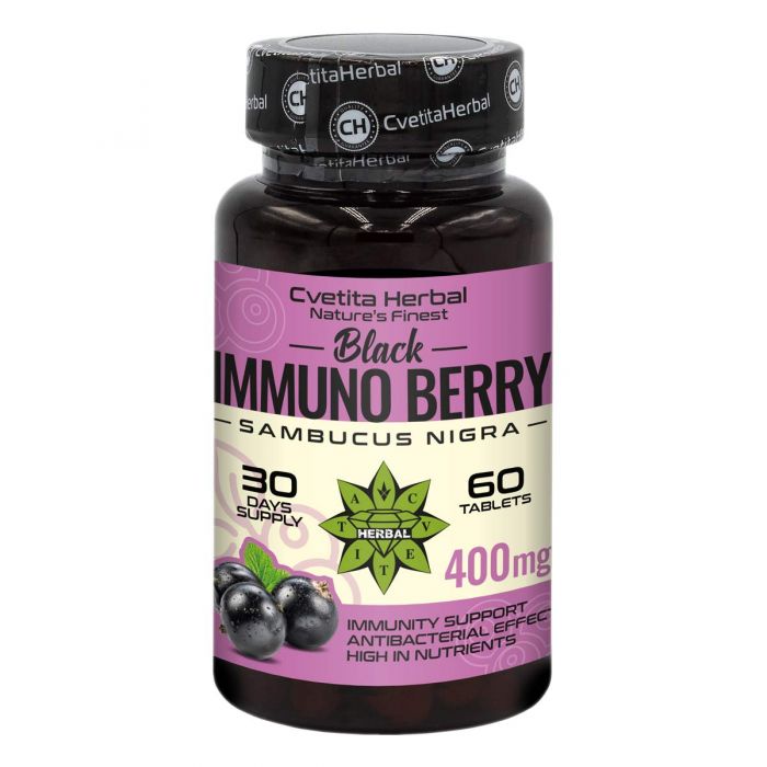 Extrakt z černého bezu - Black Immuno Berry (60 tablet)