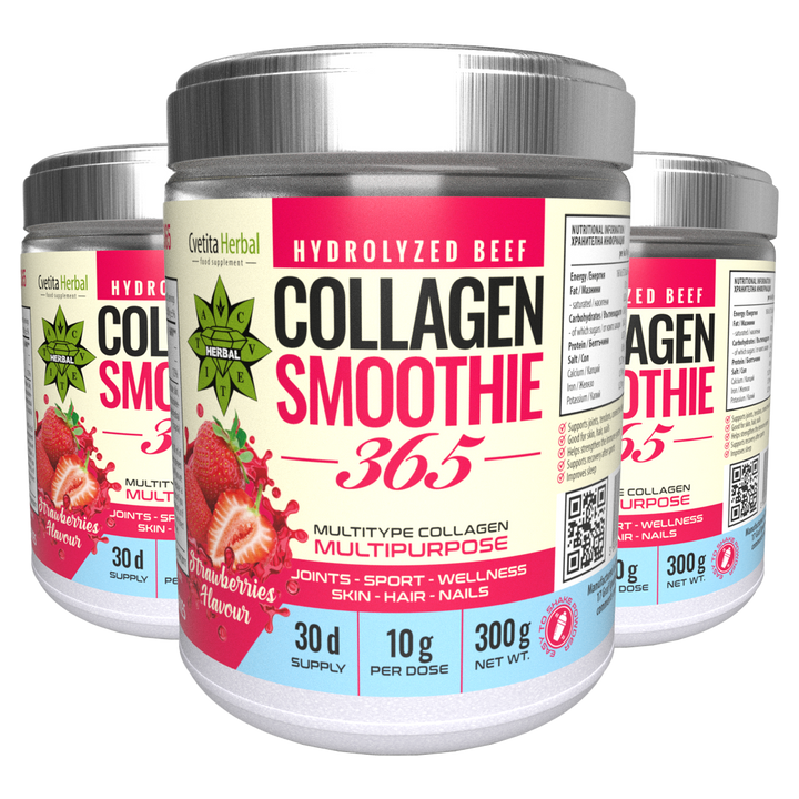 Collagen Smoothie "Jahoda" – Collagen Smoothie 365 (300 g)