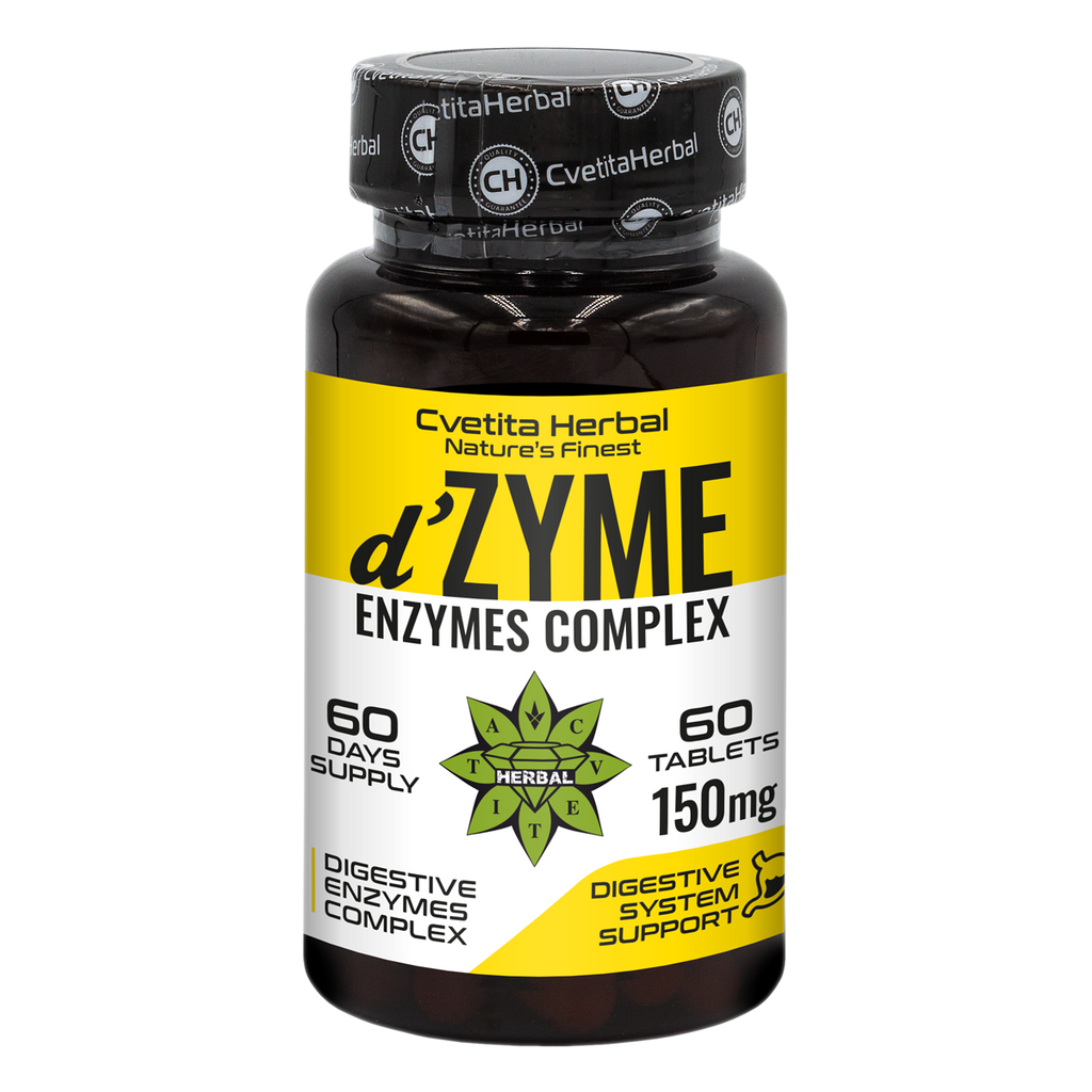Multi-enzymový komplex d'Zyme - d'Zyme (60 tablet x 150 mg)