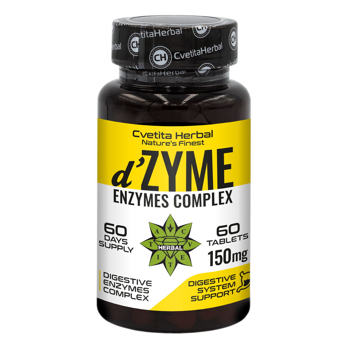 Multi-enzymový komplex d'Zyme - d'Zyme (60 tablet x 150 mg)