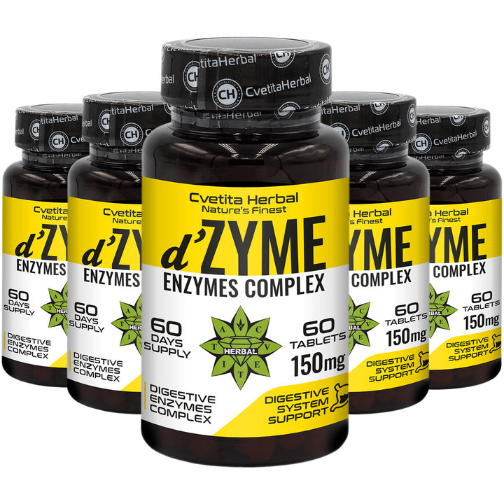 Multi-enzymový komplex d'Zyme - d'Zyme (60 tablet x 150 mg)